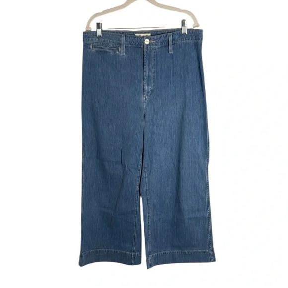 Madewell Emmett Wide Leg Crop Size 32 - Picture 1 of 6